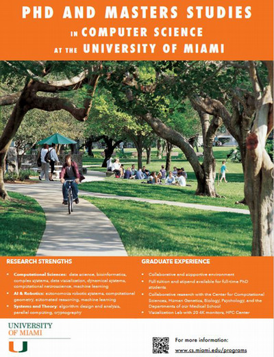 flyer for PHD and MS in computer science